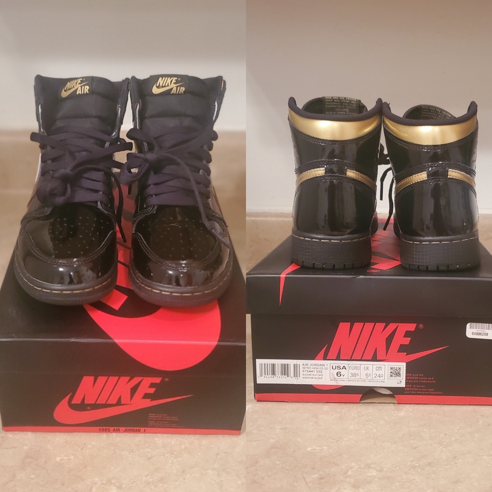 Air Jordan 1 Retro High OG ‘Black Metallic Gold’